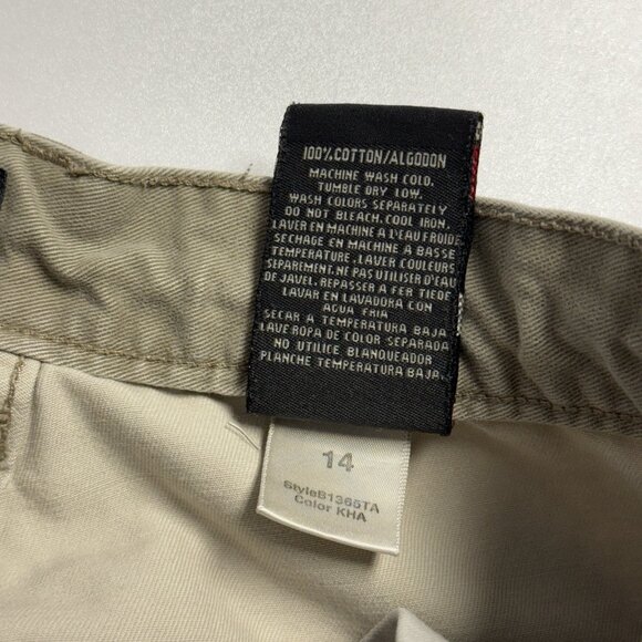 Vintage JNCO Commando Cargo Pants Size 14 (26x25) Tan Skate Y2K Grunge - Picture 12 of 16